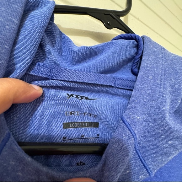 Nike Yoga Dri Fit Hoodie Indigo Blue - Picture 4 of 9